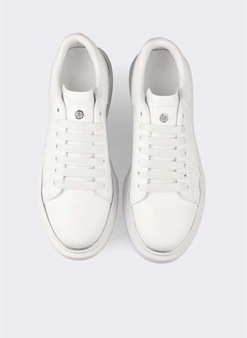 Beyaz Erkek Spor Ayakkabı - Görsel 5