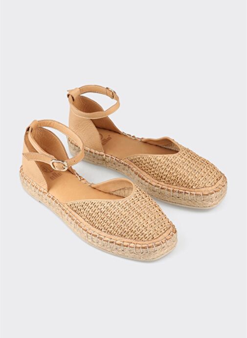Naturel Deri Kadın Espadril - Görsel 3