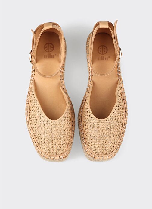 Naturel Deri Kadın Espadril - Görsel 5