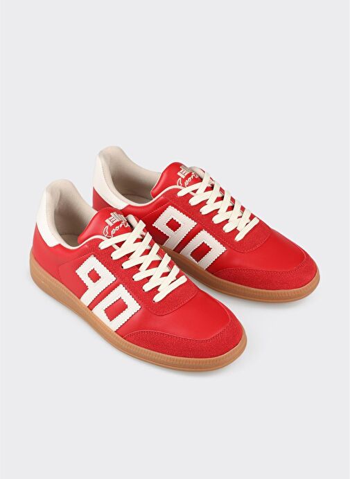 Kırmızı Kadın Spor Ayakkabı - Görsel 3