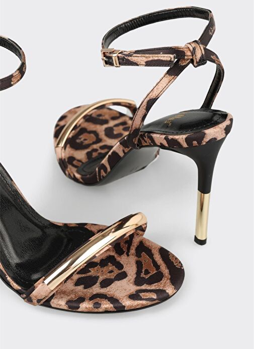 Taba Kadın Topuklu Sandalet - Görsel 5