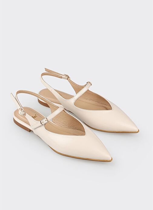 Ekru Kadın Günlük Ayakkabı - Görsel 3