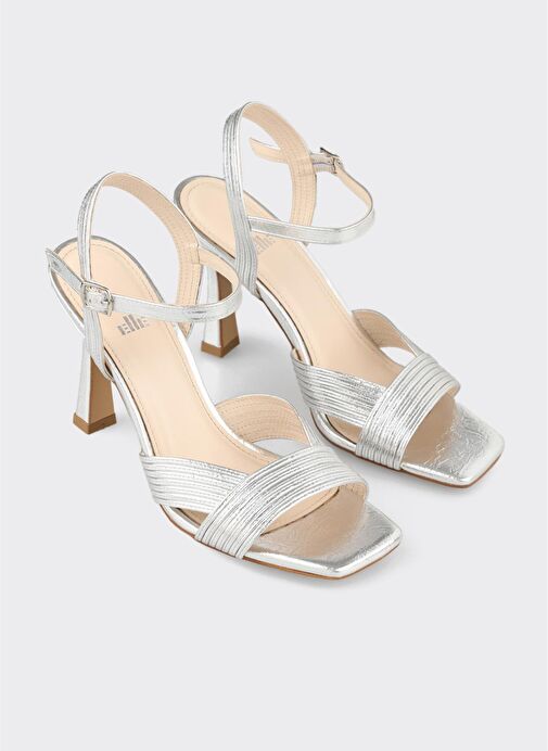 Lame Kadın Topuklu Sandalet - Görsel 3