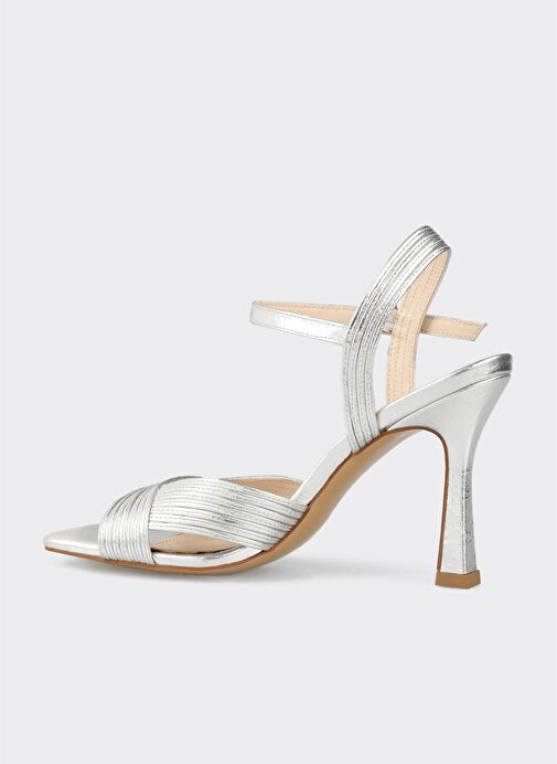 Lame Kadın Topuklu Sandalet - Görsel 4