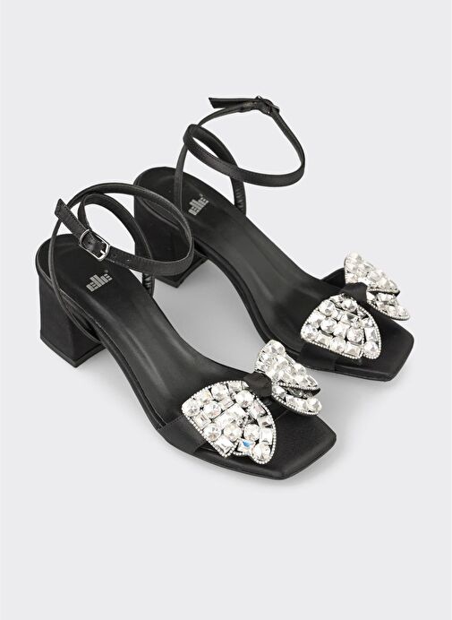 Siyah Kadın Günlük Sandalet - Görsel 3