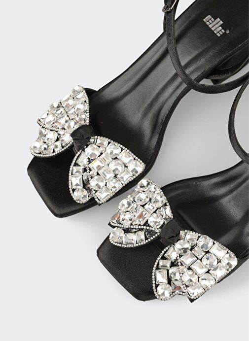 Siyah Kadın Günlük Sandalet - Görsel 5