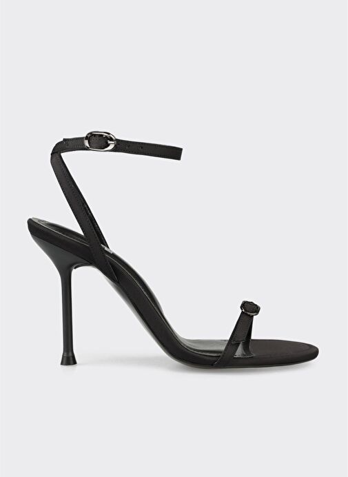 Siyah Kadın Topuklu Sandalet - Görsel 2