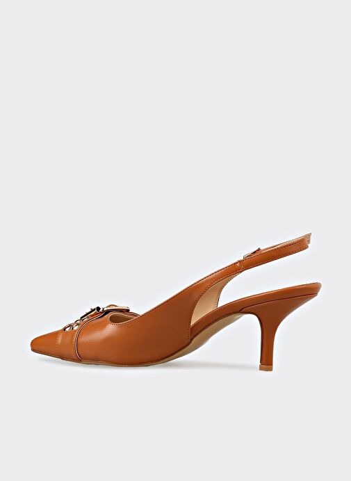 Taba Kadın Topuklu Ayakkabı - Görsel 4