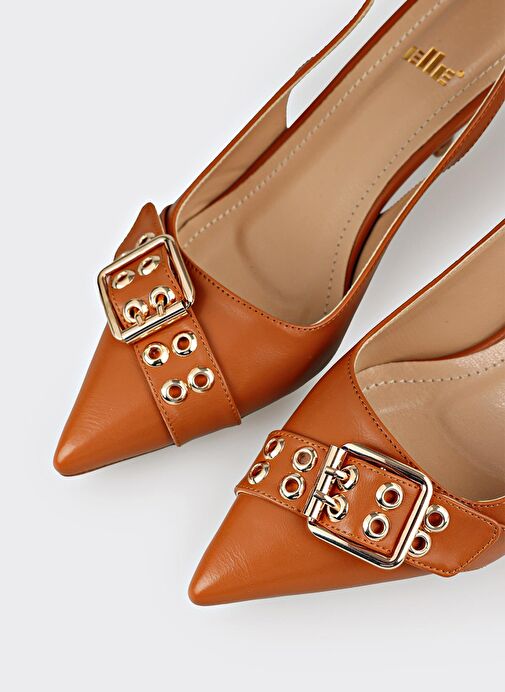 Taba Kadın Topuklu Ayakkabı - Görsel 5