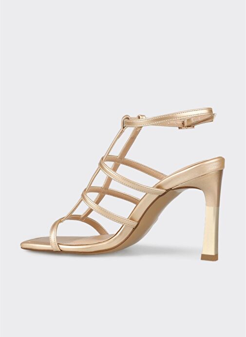 Gold Kadın Topuklu Sandalet - Görsel 4