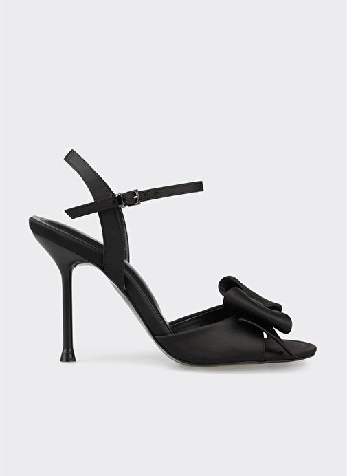 Siyah Kadın Topuklu Sandalet - Görsel 2