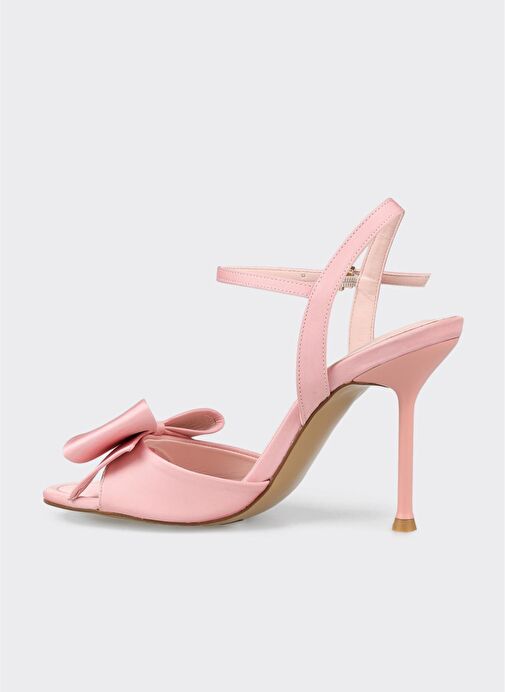 Pembe Kadın Topuklu Sandalet - Görsel 4