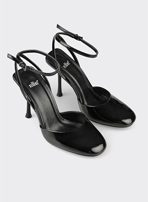 Siyah Kadın Topuklu Ayakkabı - Görsel 3