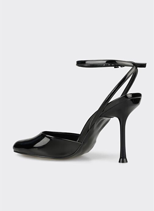 Siyah Kadın Topuklu Ayakkabı - Görsel 4
