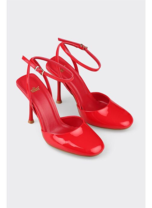 Elle Kırmızı Kadın Topuklu Ayakkabı RANATE - Görsel 3
