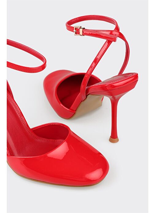 Elle Kırmızı Kadın Topuklu Ayakkabı RANATE - Görsel 5