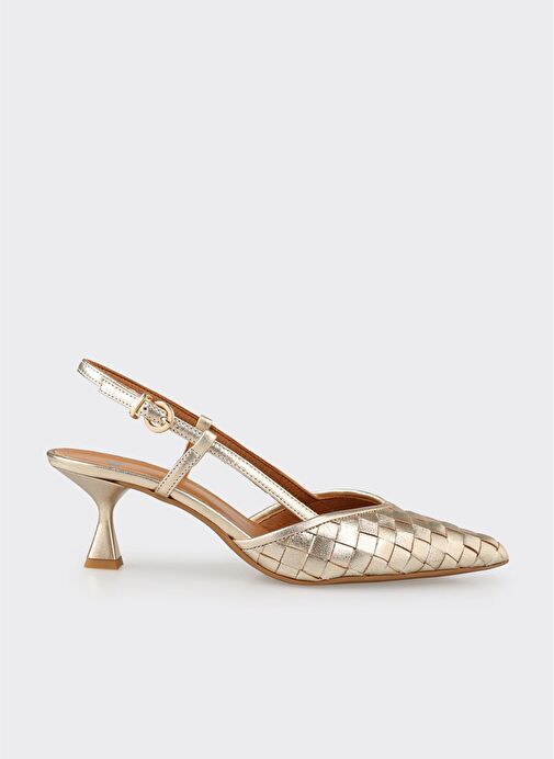 Gold Deri Kadın Günlük Ayakkabı - Görsel 2