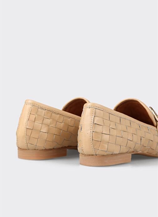 Naturel Deri Kadın Günlük Ayakkabı - Görsel 6