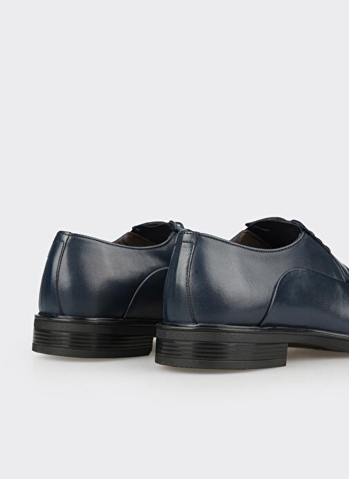 Lacivert Deri Erkek Klasik Ayakkabı - Görsel 6