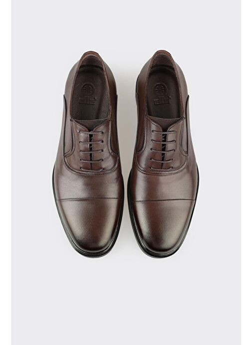 Kahve Deri Erkek Klasik Ayakkabı - Görsel 5