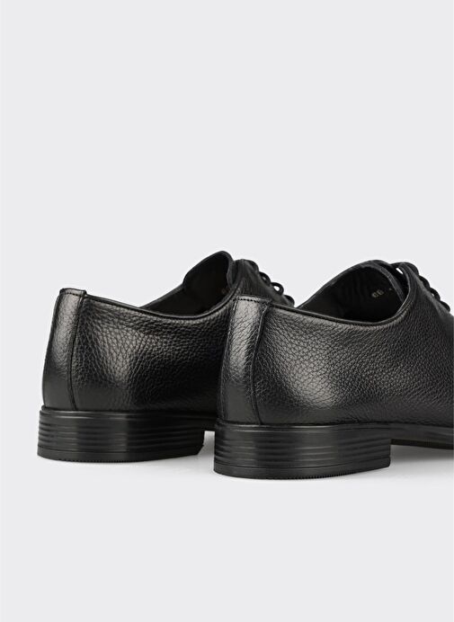 Siyah Deri Erkek Günlük Ayakkabı - Görsel 6