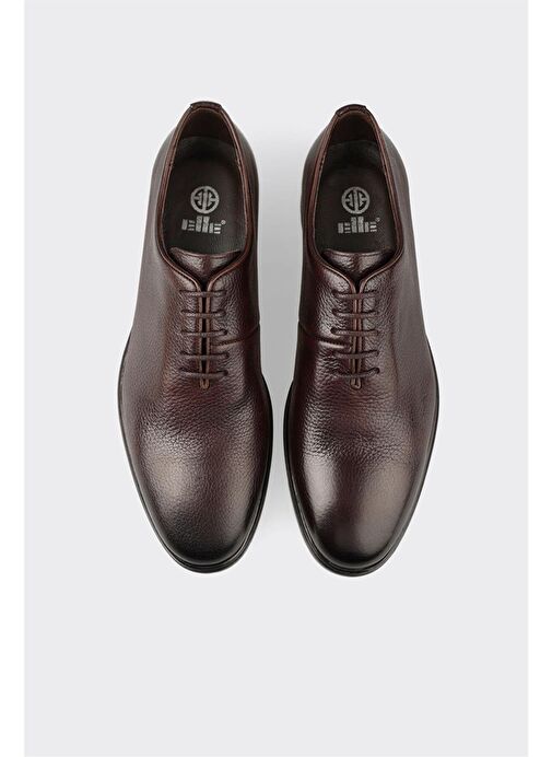 Kahve Deri Erkek Günlük Ayakkabı - Görsel 5