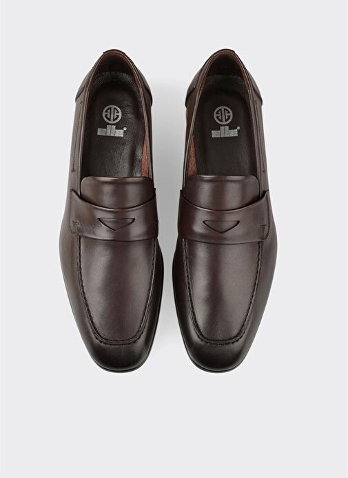 Kahve Deri Erkek Klasik Ayakkabı - Görsel 9