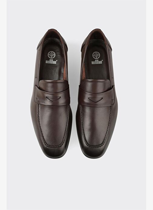 Kahve Deri Erkek Klasik Ayakkabı - Görsel 8
