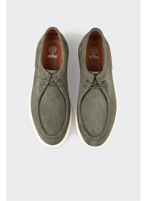 Yeşil Deri Erkek Günlük Ayakkabı - Görsel 5