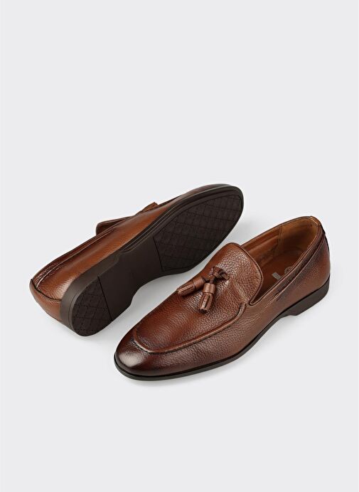 Taba Deri Erkek Günlük Ayakkabı - Görsel 4