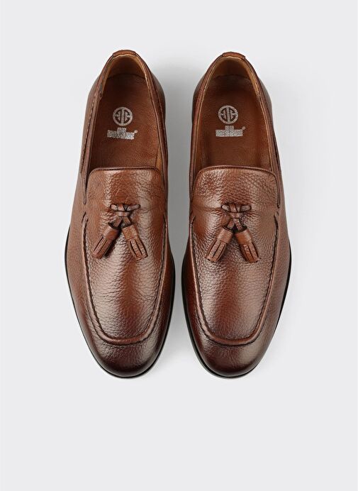 Taba Deri Erkek Günlük Ayakkabı - Görsel 5