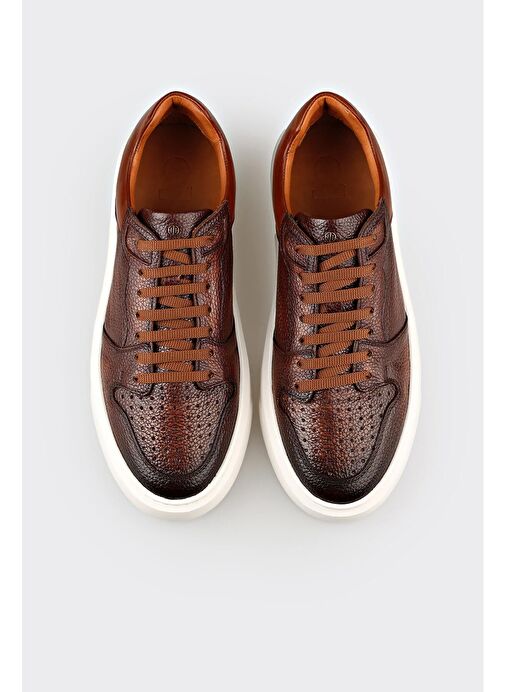 Taba Deri Erkek Spor Ayakkabı - Görsel 5