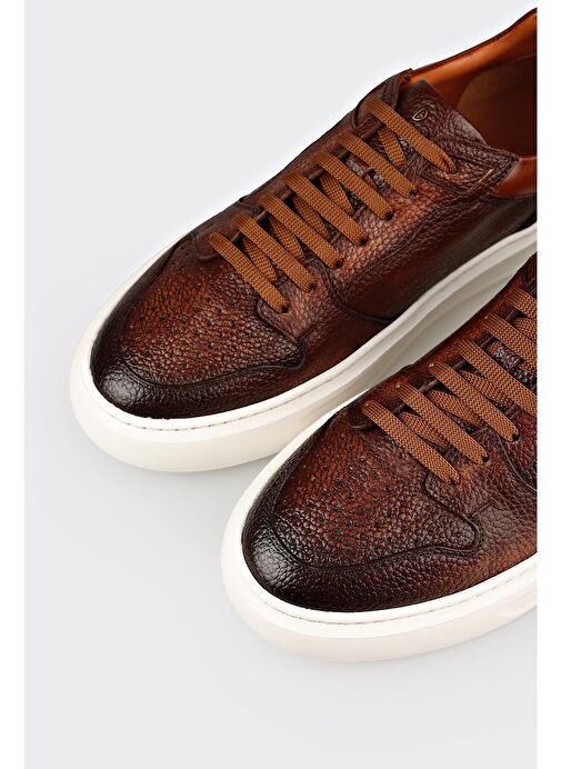 Taba Deri Erkek Spor Ayakkabı - Görsel 6