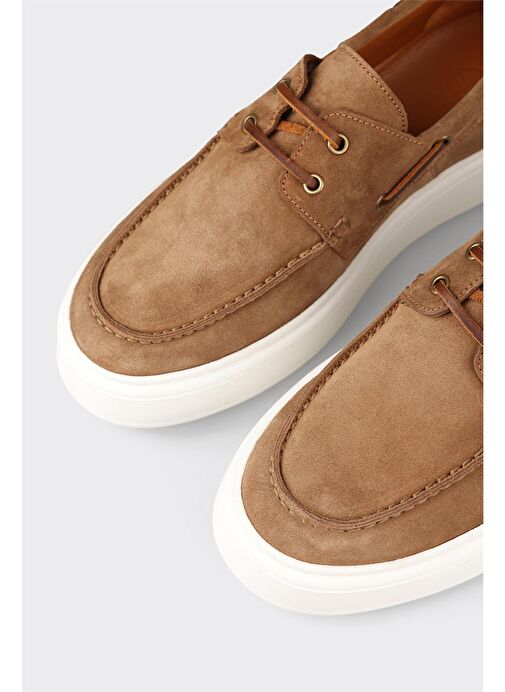 Taba Deri Erkek Günlük Ayakkabı - Görsel 6