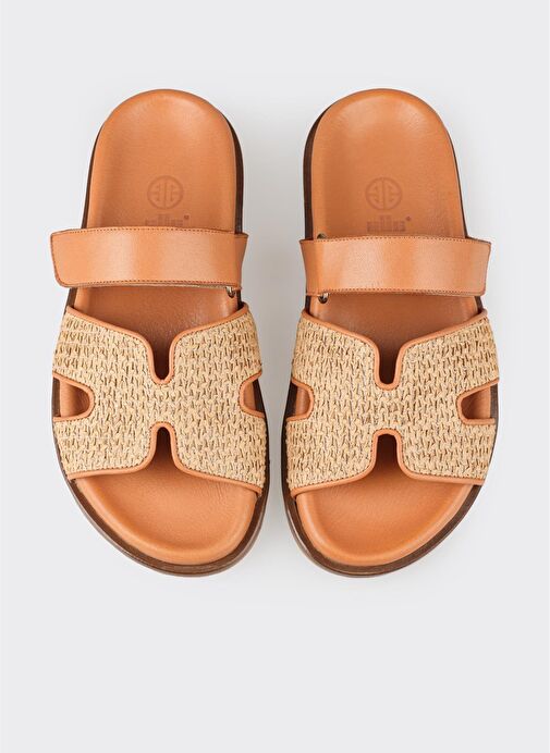 Naturel Kadın Düz Terlik - Görsel 5