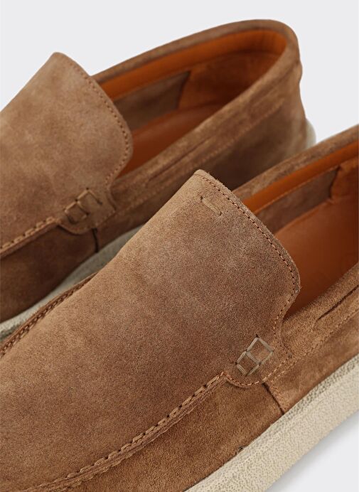 Taba Deri Erkek Günlük Ayakkabı - Görsel 6