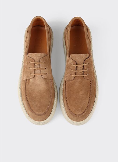 Taba Deri Erkek Günlük Ayakkabı - Görsel 5
