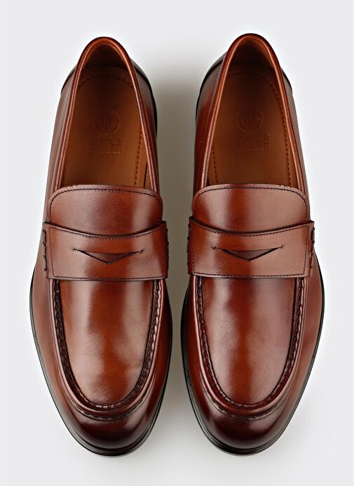 Taba Deri Erkek Klasik Ayakkabı - Görsel 5