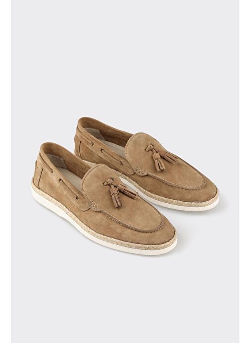 Elle Bej Erkek Süet Loafer GENOVESA - Görsel 3