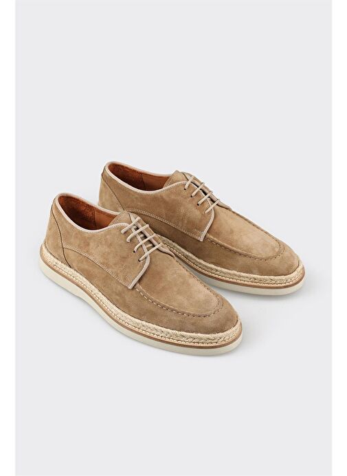 Taba Deri Erkek Günlük Ayakkabı - Görsel 3
