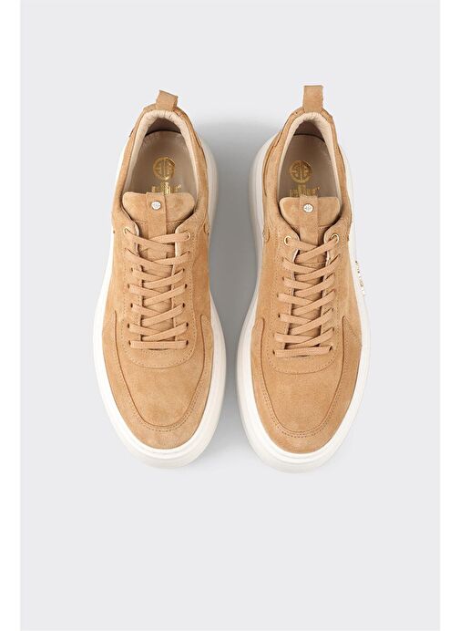 Camel Deri Erkek Spor Ayakkabı - Görsel 5