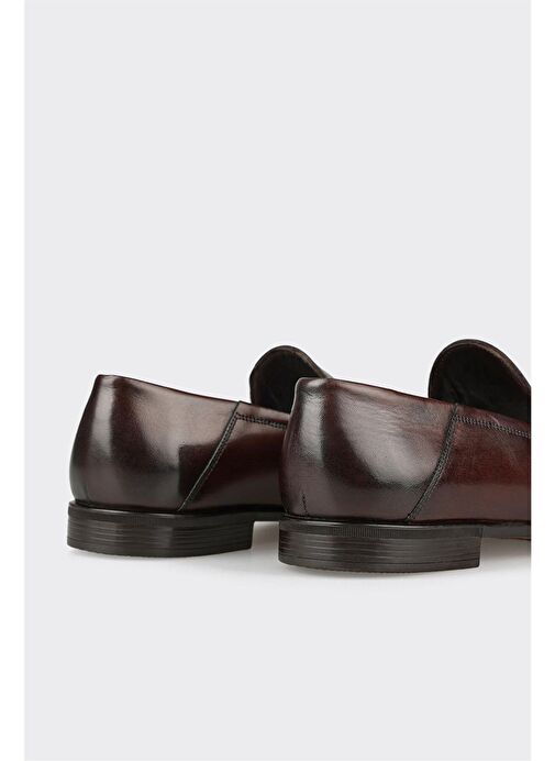 Kahve Deri Erkek Klasik Ayakkabı - Görsel 6