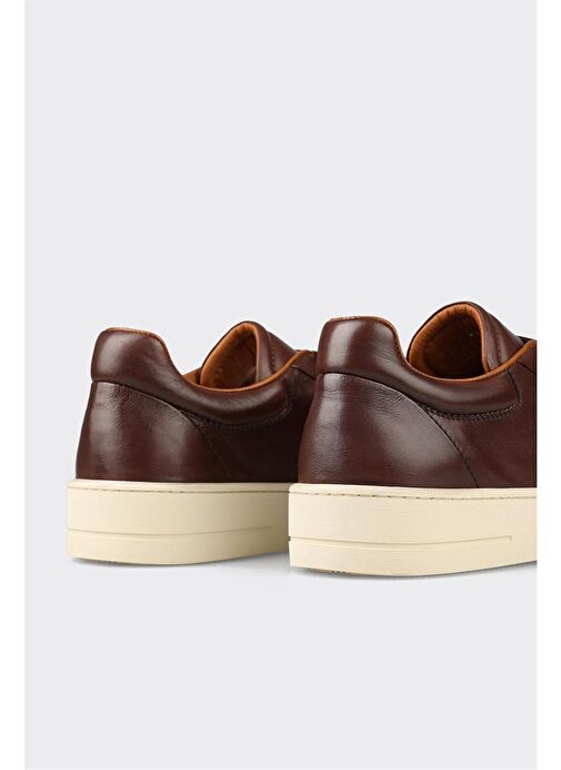 Kahve Deri Erkek Spor Ayakkabı - Görsel 6