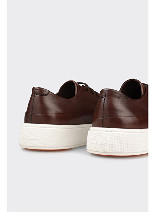 Kahve Deri Erkek Günlük Ayakkabı - Görsel 6