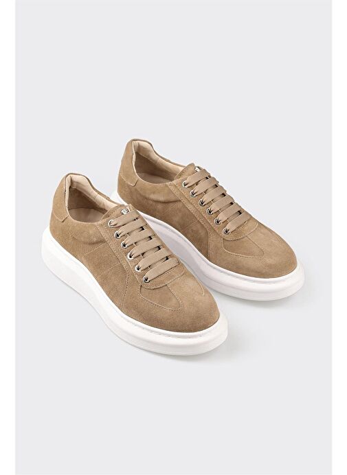 Vizon Deri Erkek Spor Ayakkabı - Görsel 3