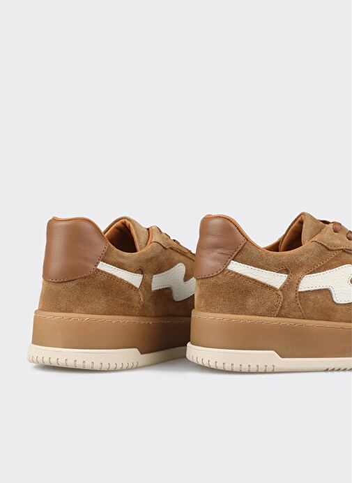 Taba Deri Kadın Spor Ayakkabı - Görsel 6