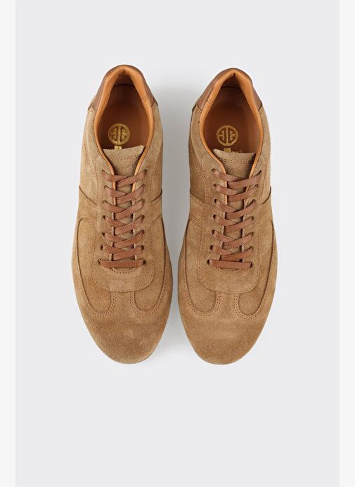 Taba Deri Kadın Spor Ayakkabı - Görsel 5