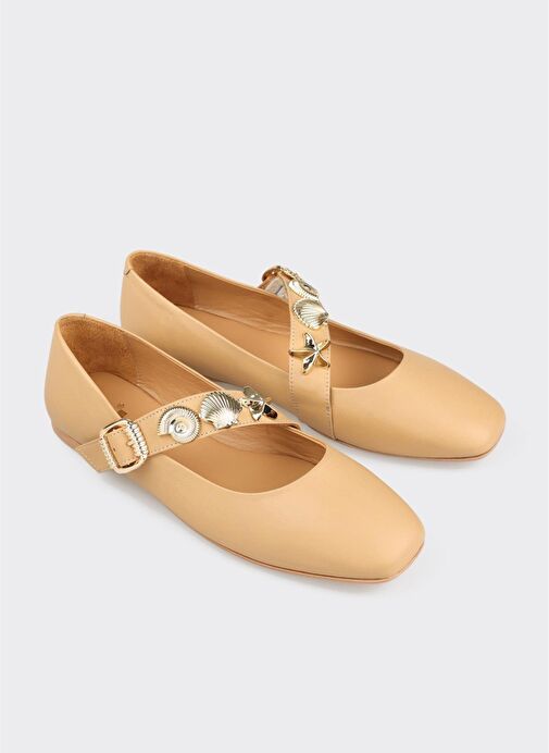 Naturel Deri Kadın Günlük Ayakkabı - Görsel 3