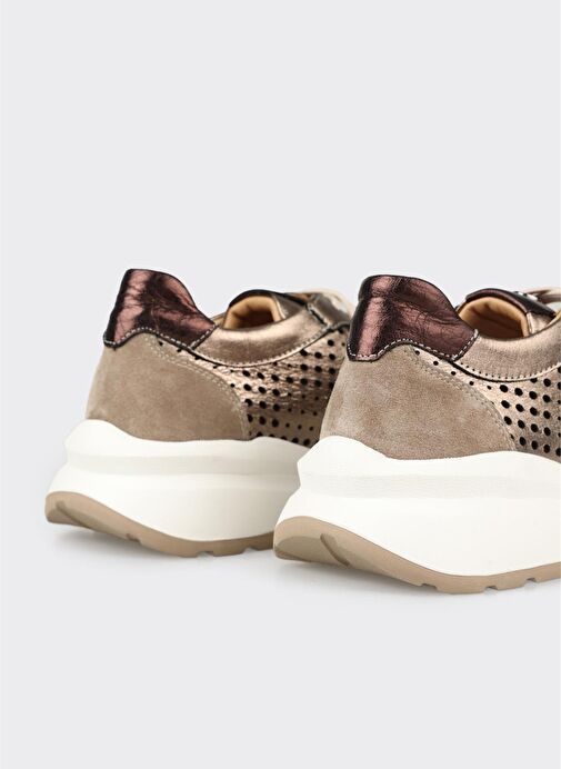 Vizon Deri Kadın Spor Ayakkabı - Görsel 6