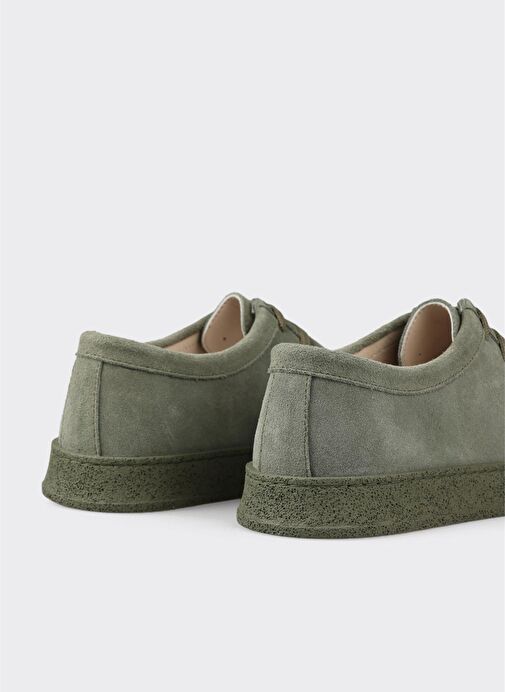 Yeşil Deri Erkek Spor Ayakkabı - Görsel 6